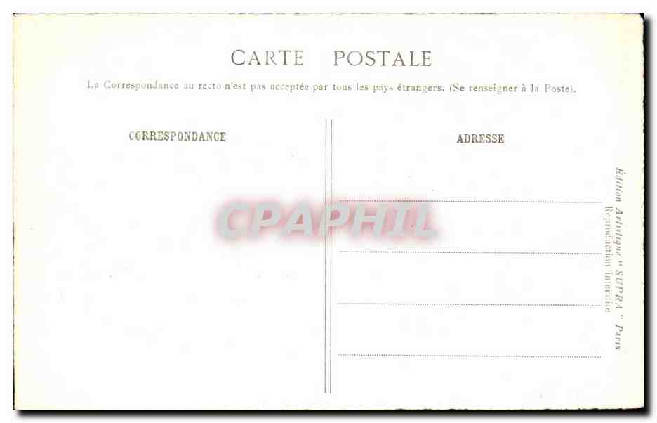 CPA Vallee de la Loire Chateau de Luynes  — Rückseite