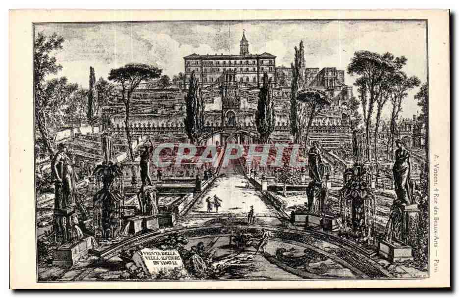 CPA Architecture Ville antique imaginaire