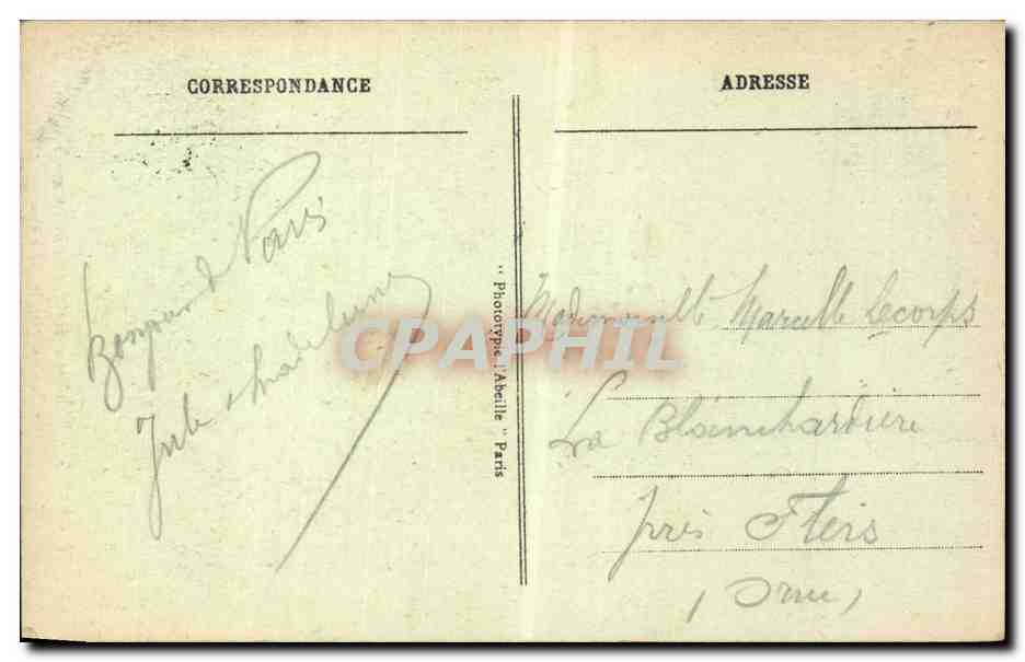 CPA Paris Tombeau de Napoleon 1er aux Invalides — Rückseite