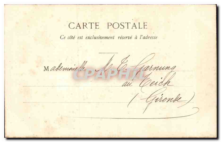CPA Fantaisie Enfants l'angelus — Rückseite