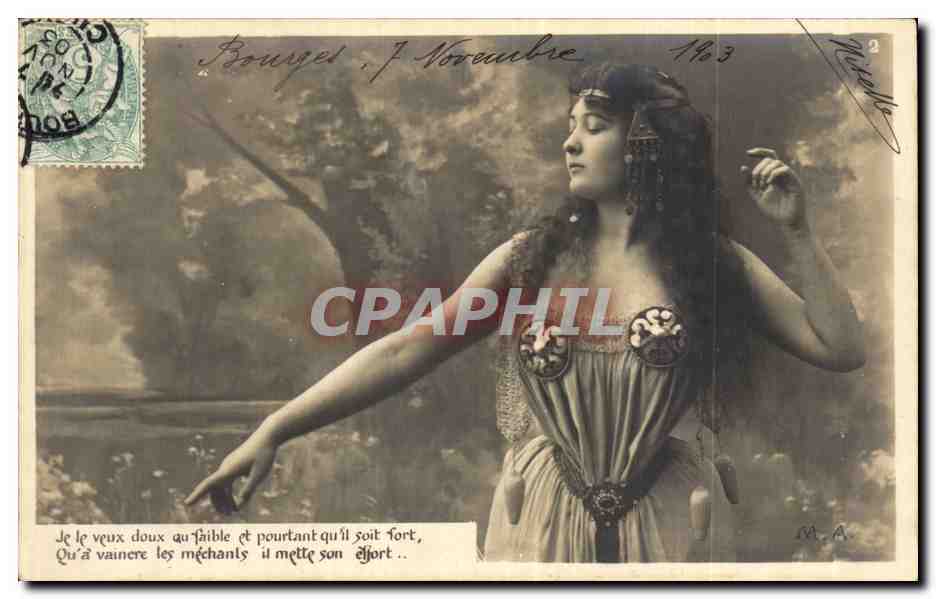 Danseuse en robe orientale — M.A. — éditeur Natale, n°2