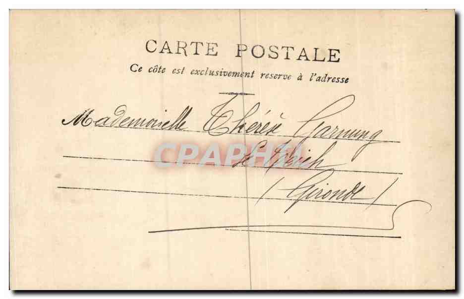Un baiser ? — Paris, datée vers 1903 — éditeur A.S. (A.S. Paris) — Verso