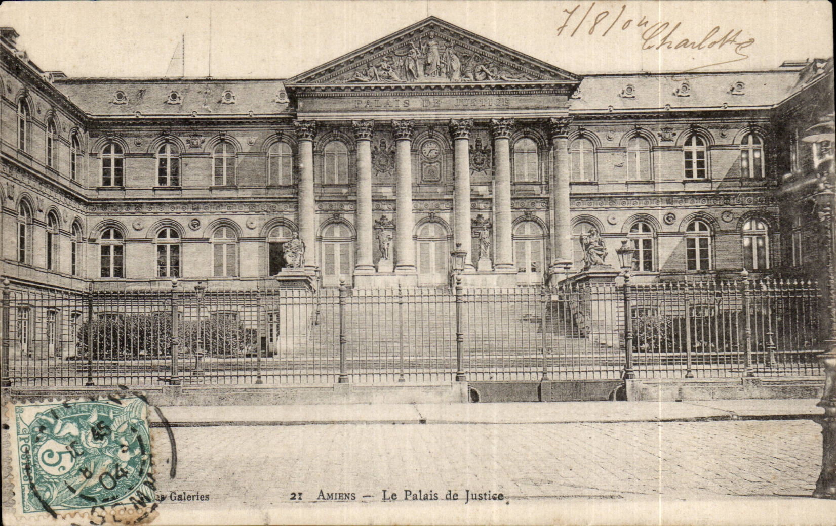 CPA Amiens Le palais de justice