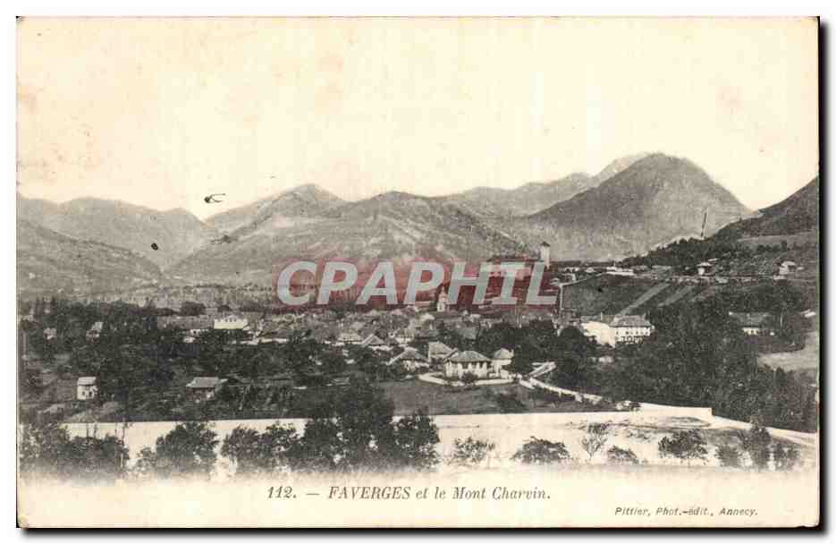 CPA Faverges et le Mont Charvin