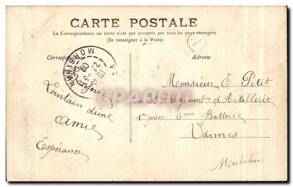 CPA Blois La Loire — Verso