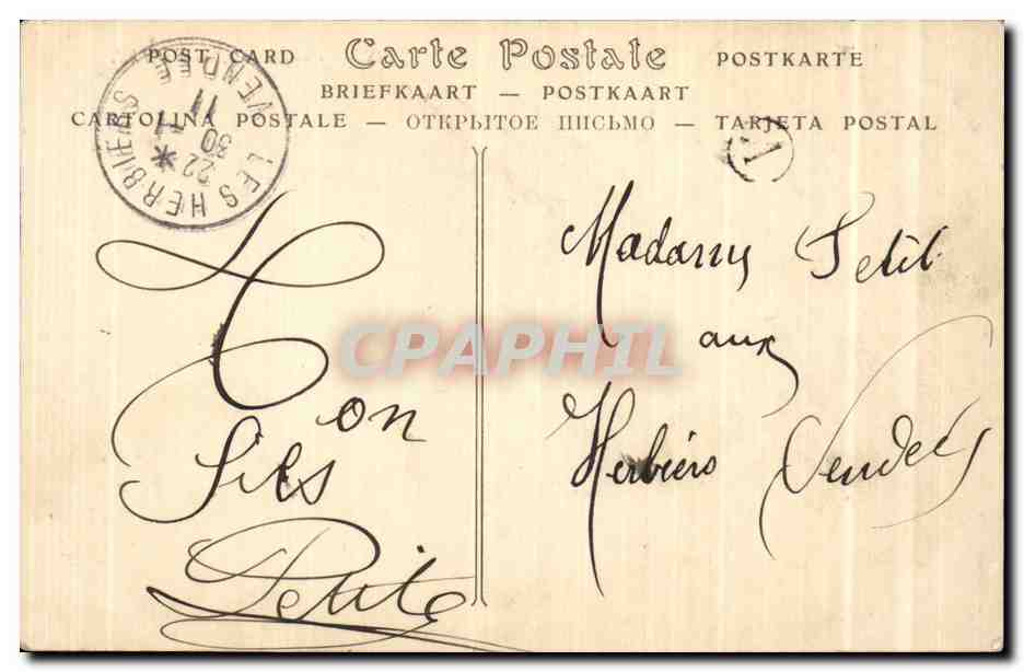 CPA Blois Vue generale — Verso