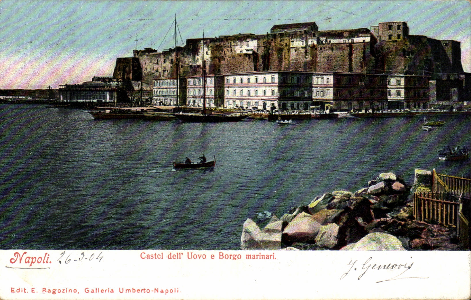 CPA Napoli Castel dell Uovo e Borgo Marimari