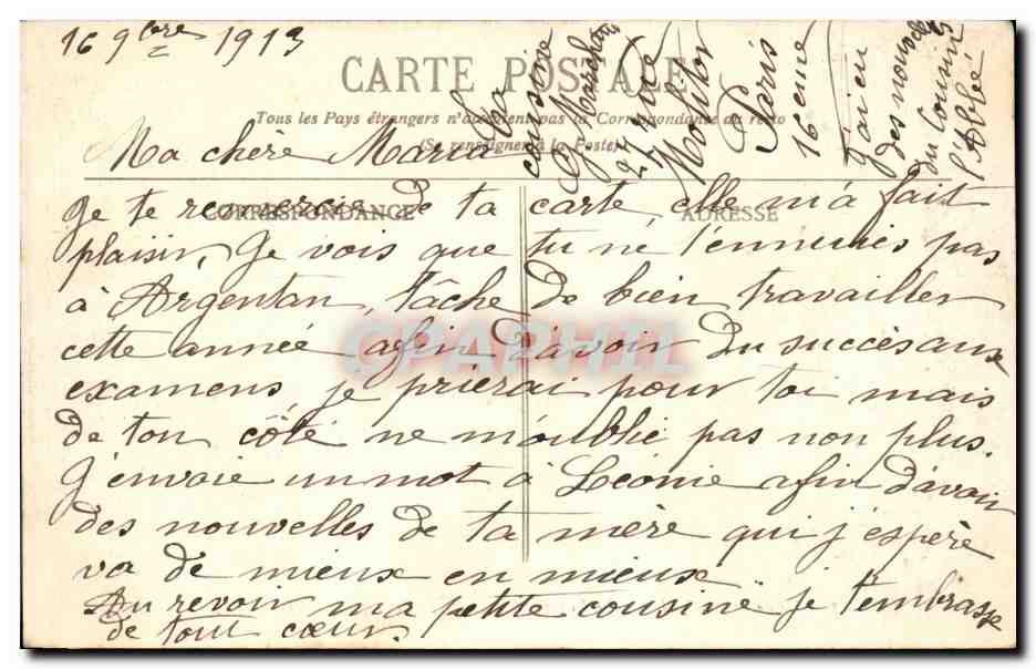 Vallee d'Argeles — Le Viscos — Vallées de Luz et de Cauterets - BR - 2923 — Verso