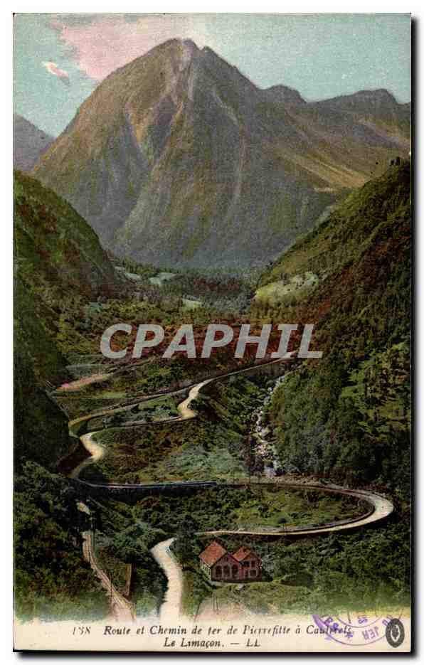 Route et Chemin de fer de Pierrefilte à Cauterets — Le Limacon — LL