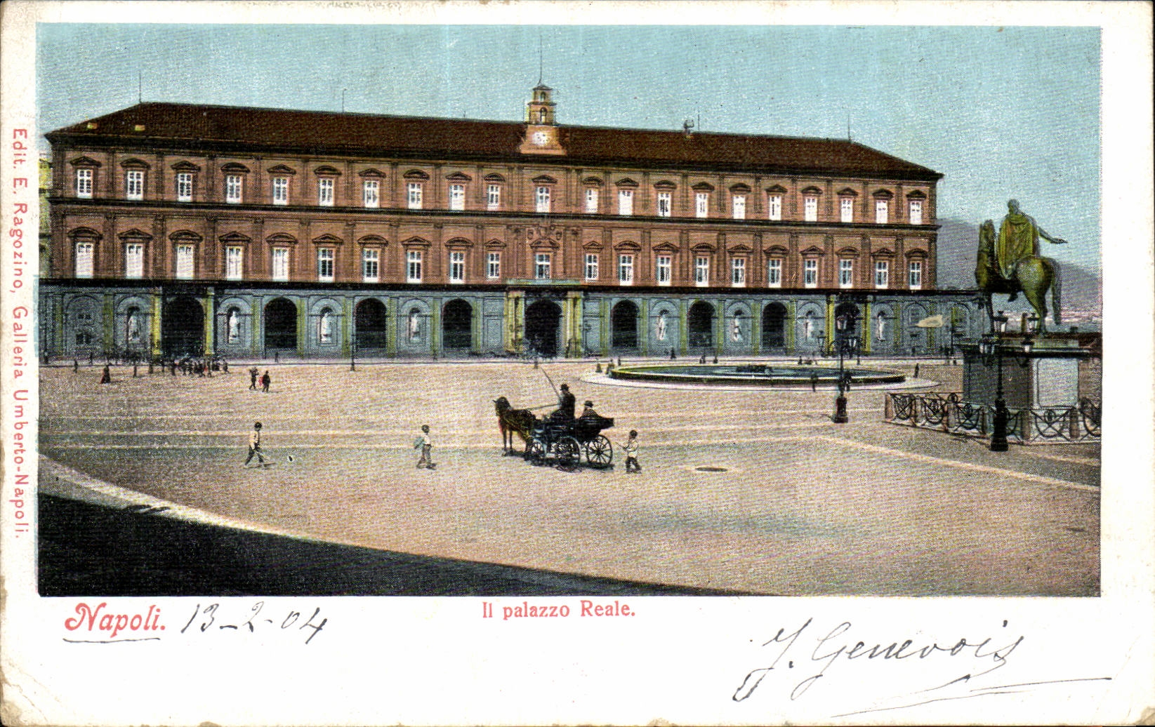 CPA Italie Italia Il palazzo reale Napoli
