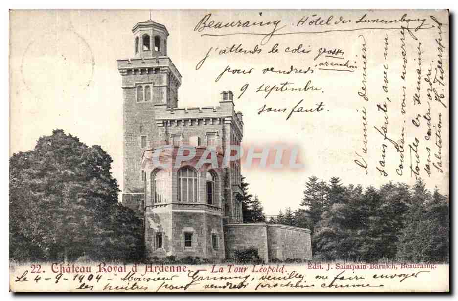 CPA Chateau royal d'Ardenne La tour leopold
