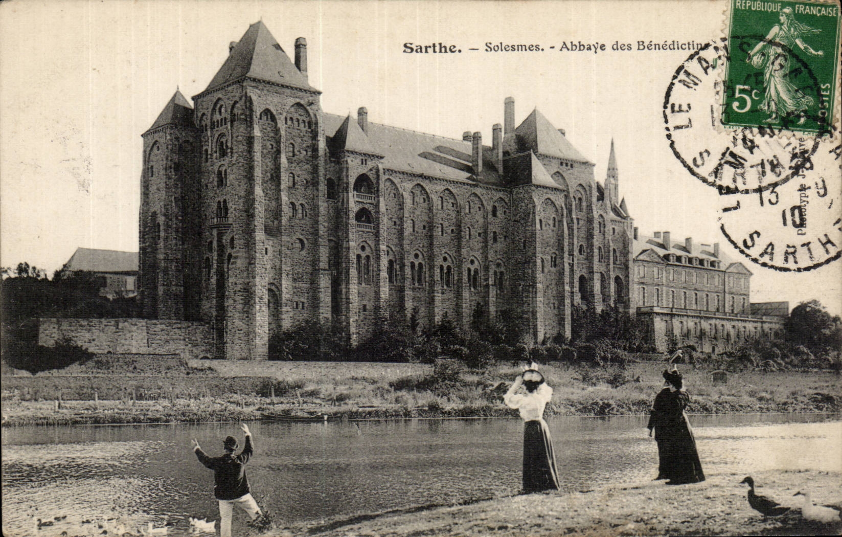 CPA Solesmes Abbaye des Benedictins