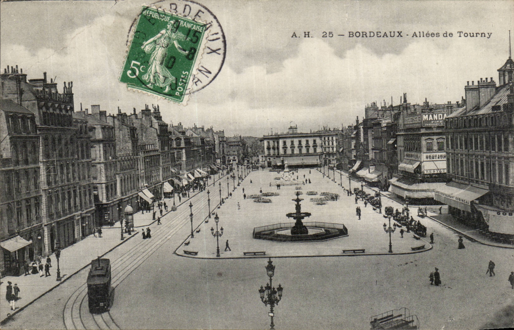 Bordeaux — Allées de Tourny — A.H. 25
