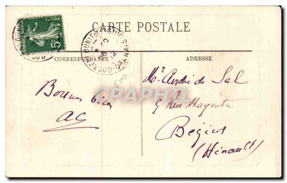 La Grande Prière — Scènes et Types — Verso
