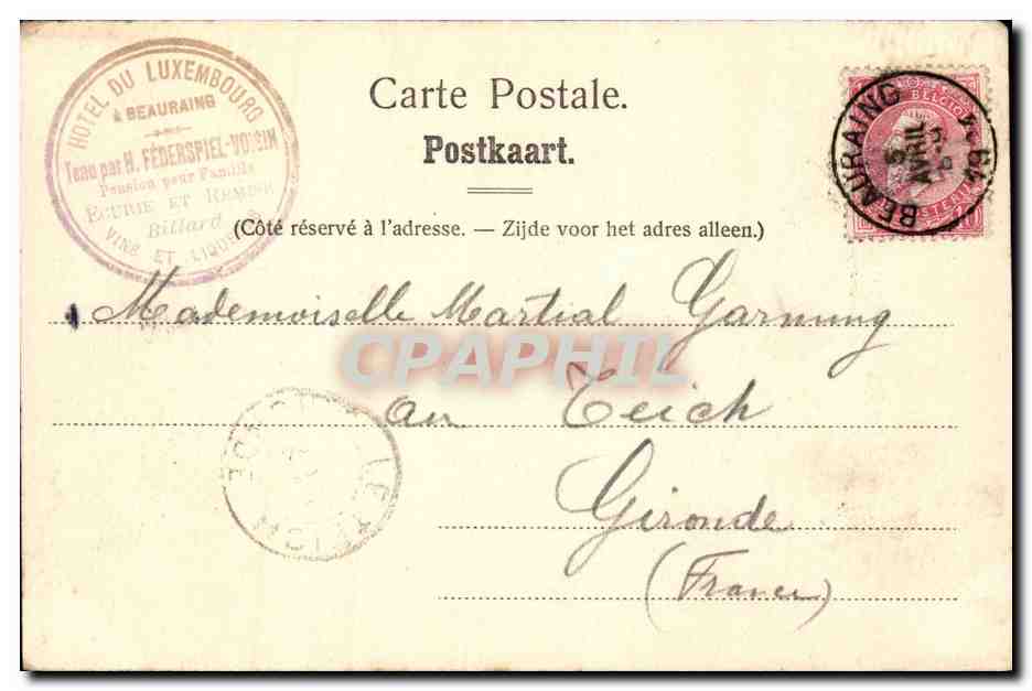 CPA Belgique Belgie La vallee de la Semois Panorama de Rochehaut — Rückseite