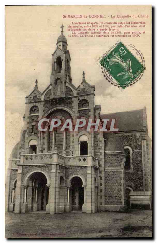 CPA St martin de Connee La chapelle du chene