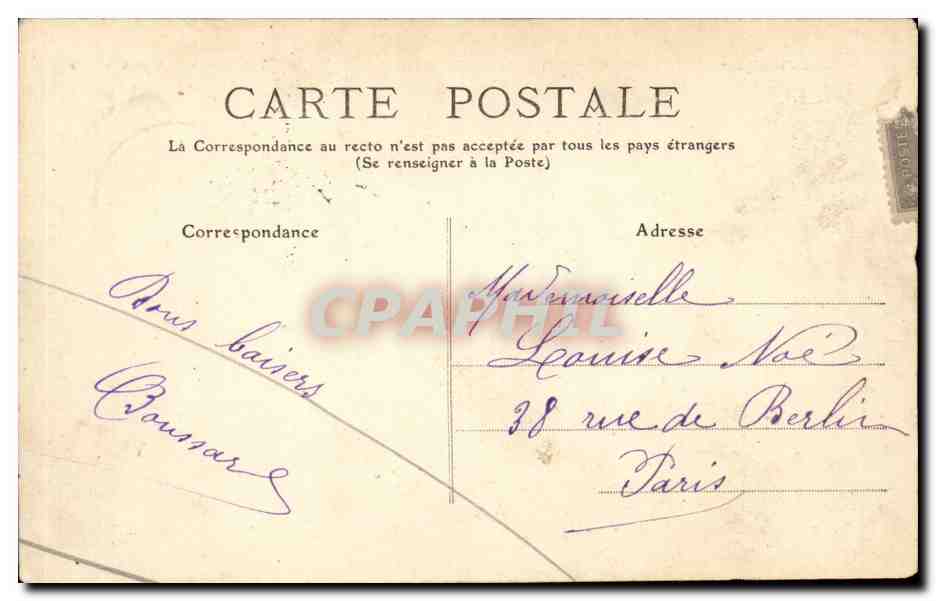 CPA Bazoches du morvan Vue generale ouest — Rückseite
