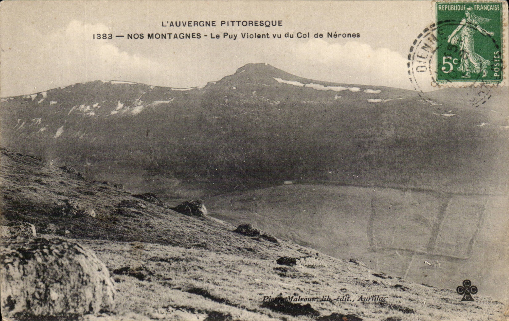 CPA Nos montagnes Le Puy Violent vu du col de Nerones