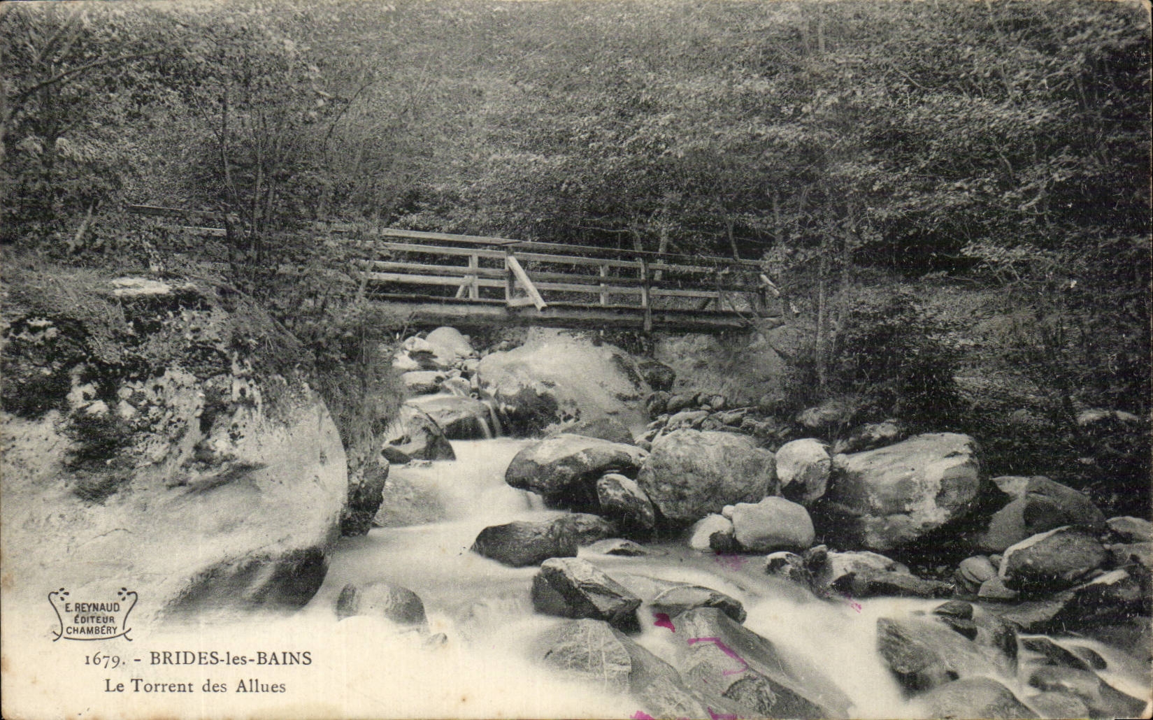 CPA Brides les Bains Le torrent des Allues