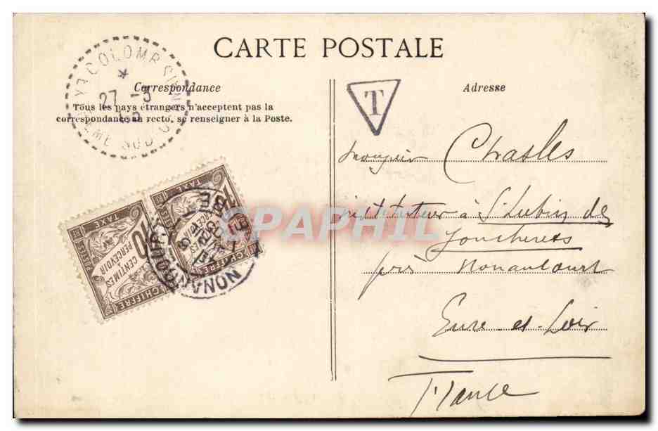 Chameaux dans le Lac — EL KREIDER — Collection Idéale P. S. — Verso