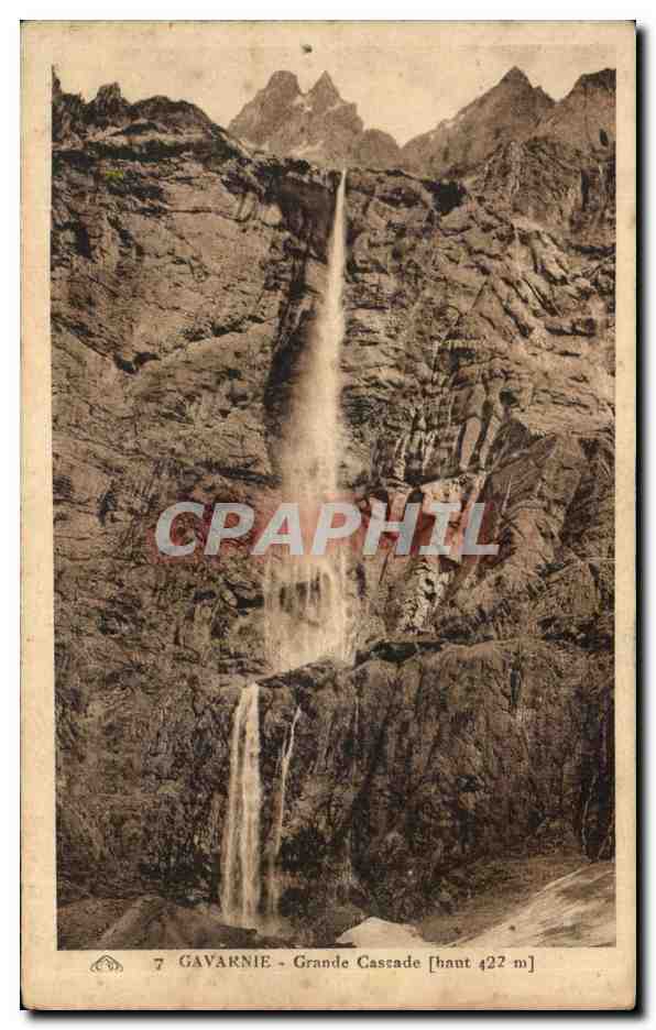 CPA Gavarnie Grande cascade