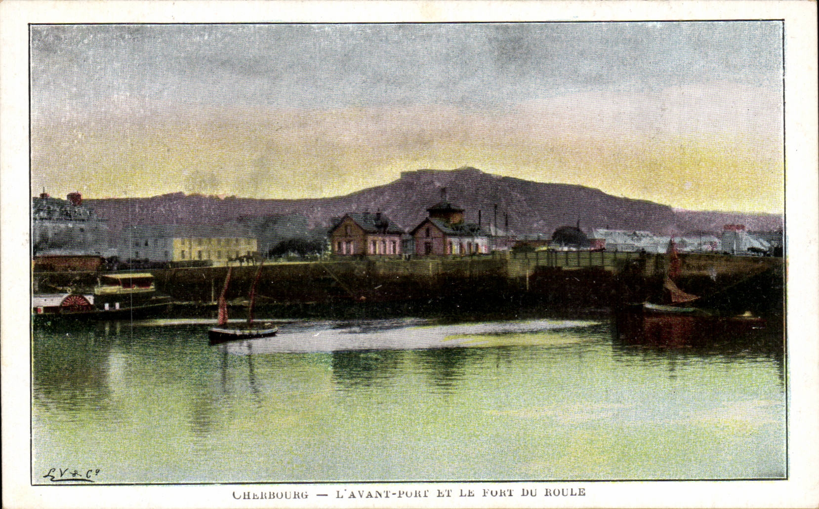 Cherbourg — Der Hafenarm und das Fort du Roule — RVAC