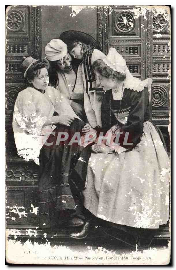 CPA Bretagne Folklore Costume