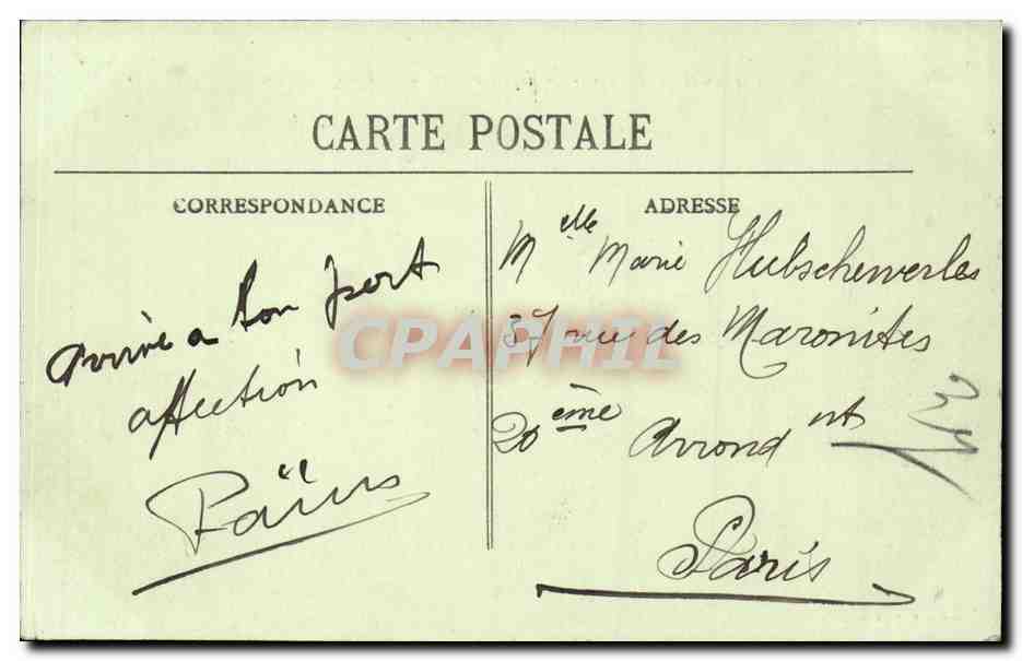 Cherbourg - Un paquet de mer sur la Place Napoléon — éditeur inconnu, n° 174 — Reverso
