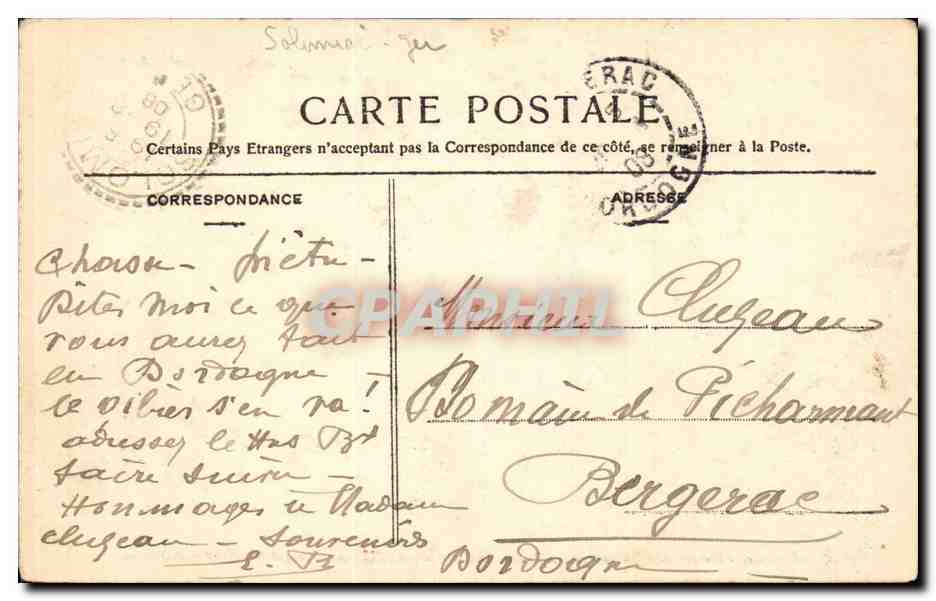 Restes du Château de La Gardère — Gascogne — Éditeur: Plot, Fénirance (Gers) — N° 13 — Rückseite