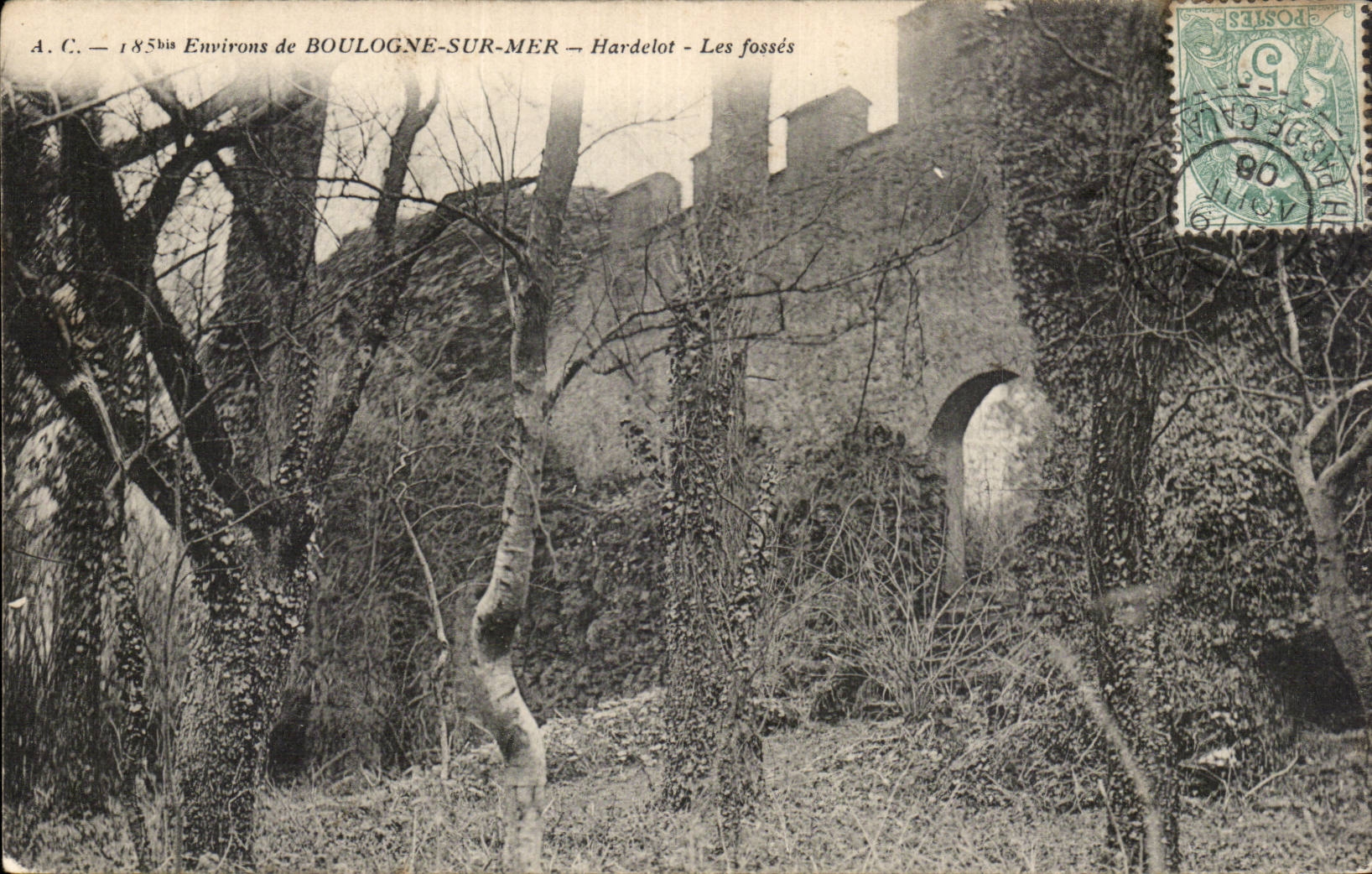 Environs de BOULOGNE-SUR-MER — Hardelot — Les fossés — A.C. — 185bia