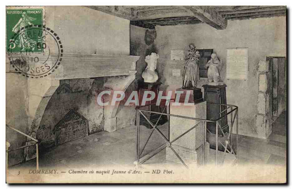 Domrémy — Chambre où naquit Jeanne d'Arc — ND Pbot.