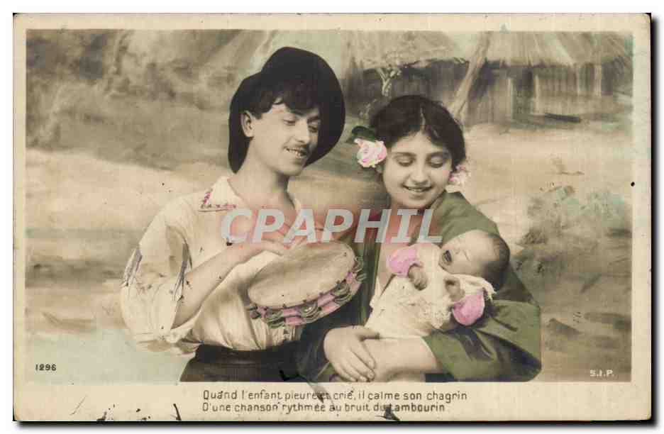 CPA Fantaisie Femme et bebe
