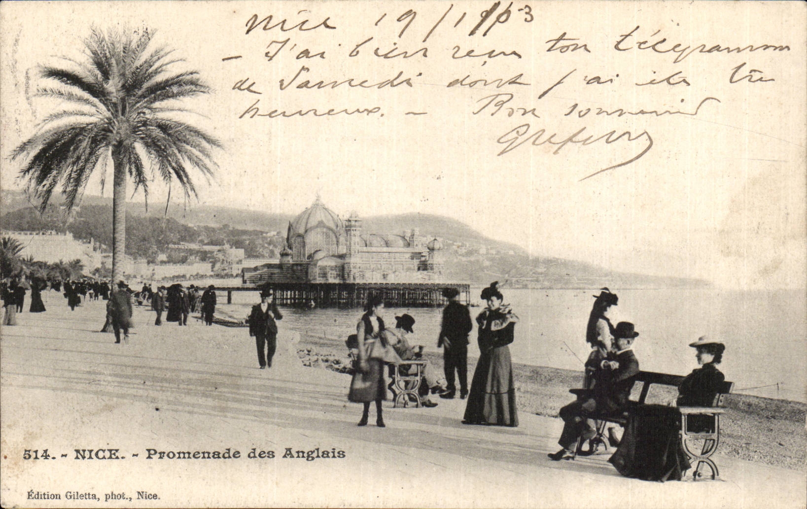 Nice CPA promenade des anglais