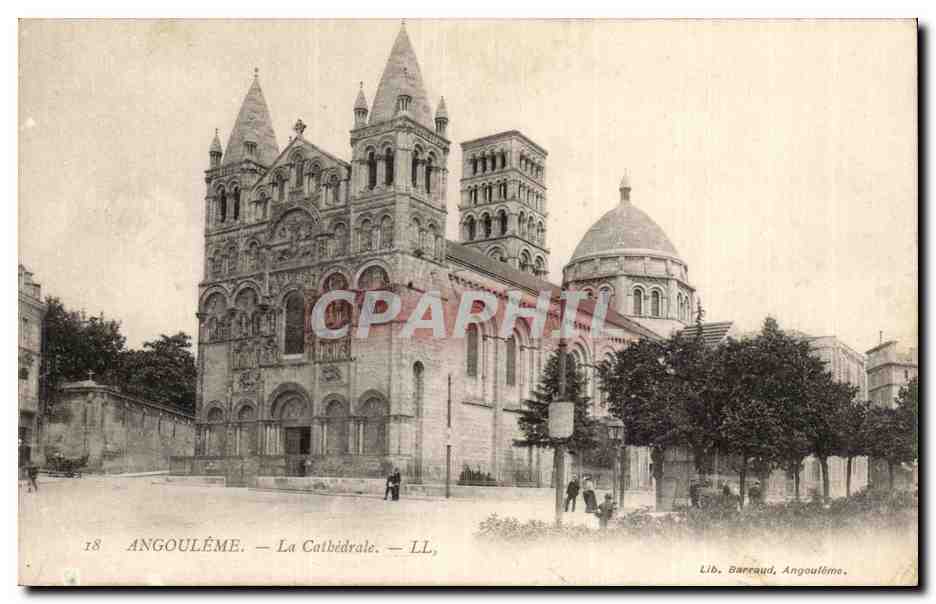 Angoulême — La Cathédrale — Lib. Barraud, Angoulême — n°18