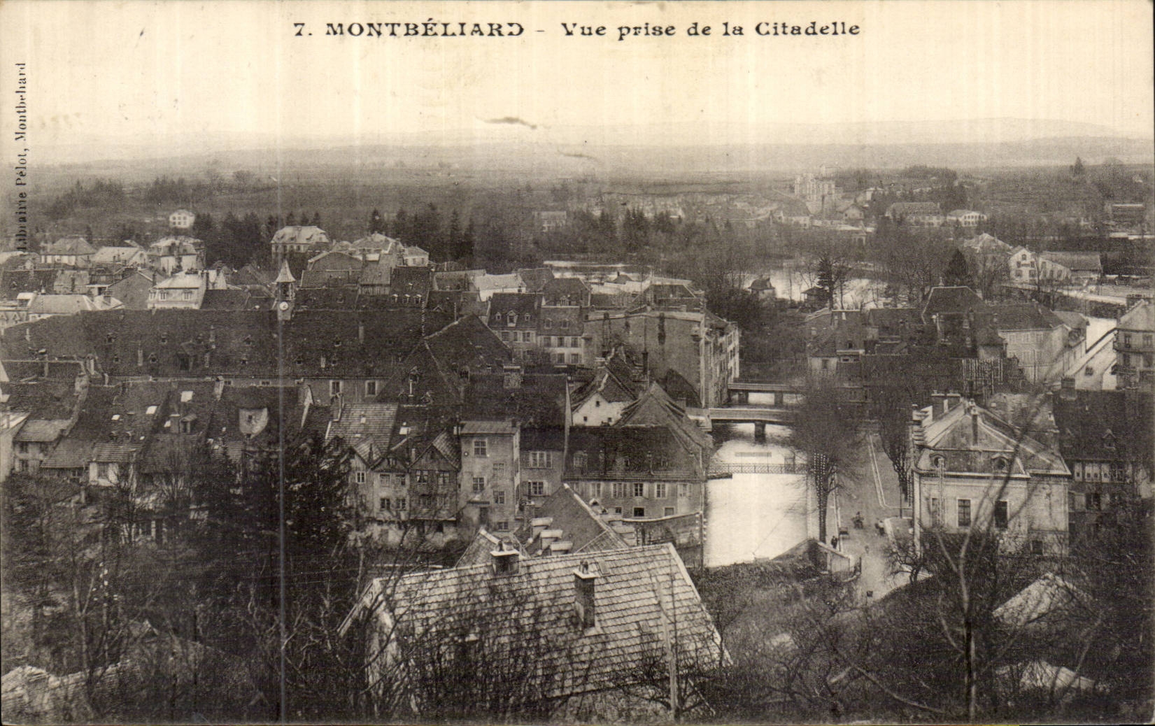 CPA Montbeliard Vue prise de la citadelle