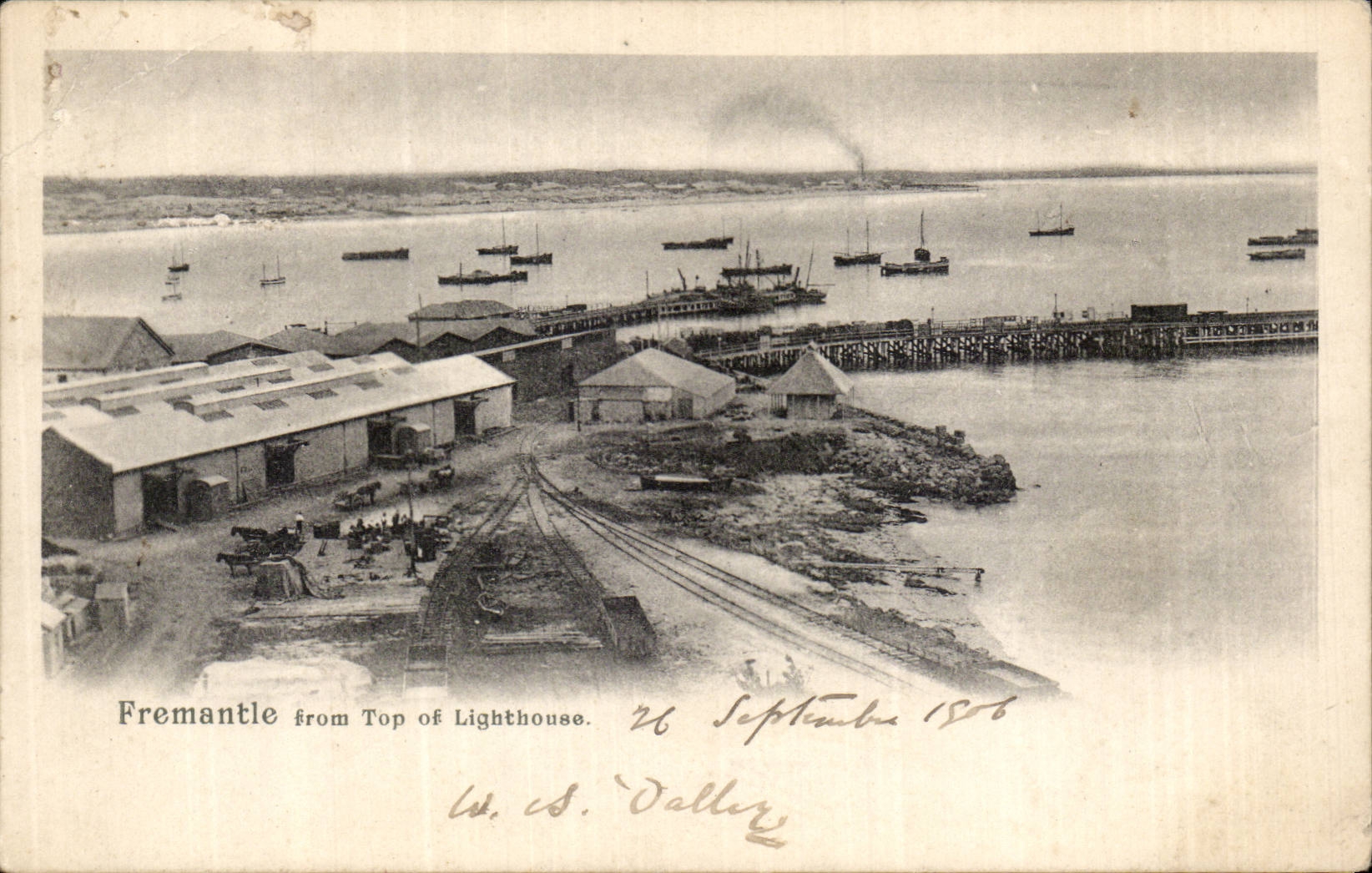 Australie Australia CPA Fremantle from top of lighthouse Phare 