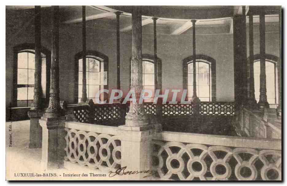 CPA Luxeuil les Bains Interieur des thermes