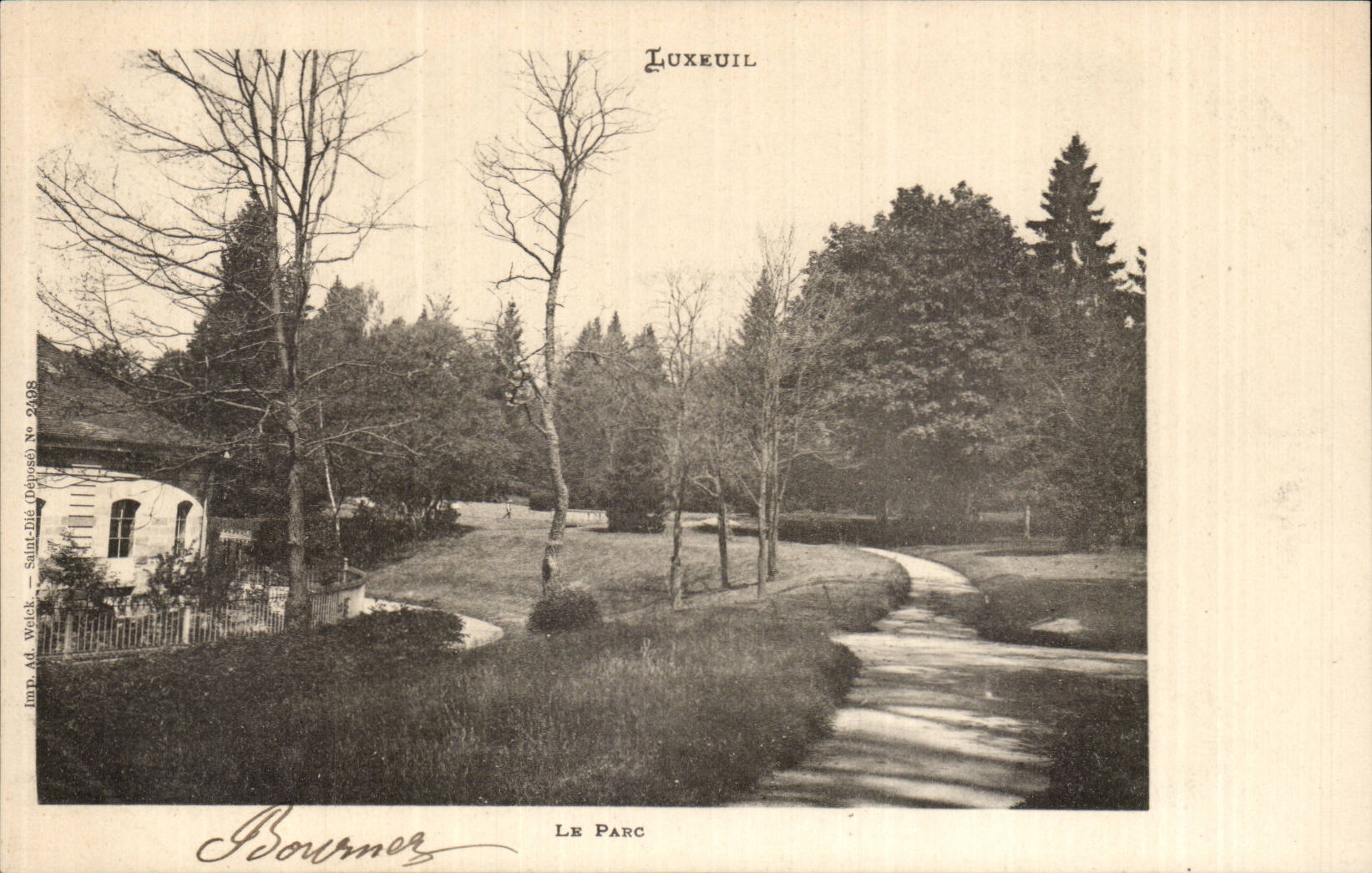 CPA Luxeuil les Bains Le parc