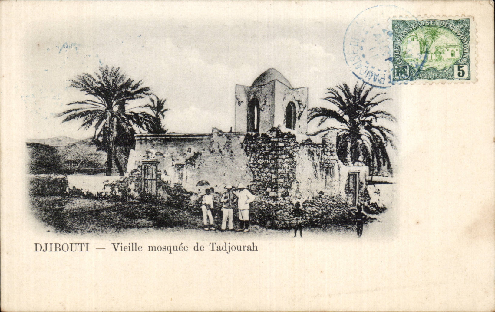 CPA Cote des Somalis Djibouti Vieille mosquee de Tadjourah