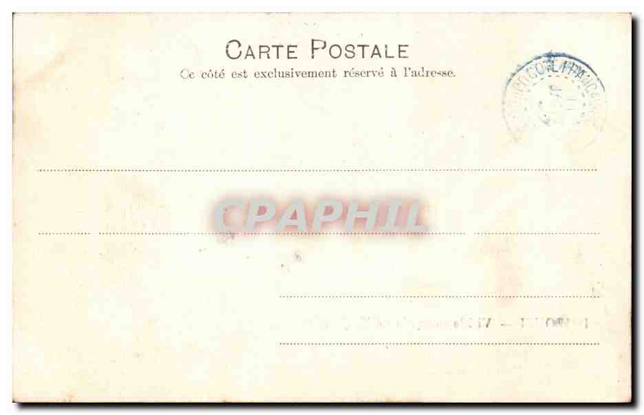 CPA Cote des Somalis Djibouti Vieille mosquee de Tadjourah — Rückseite