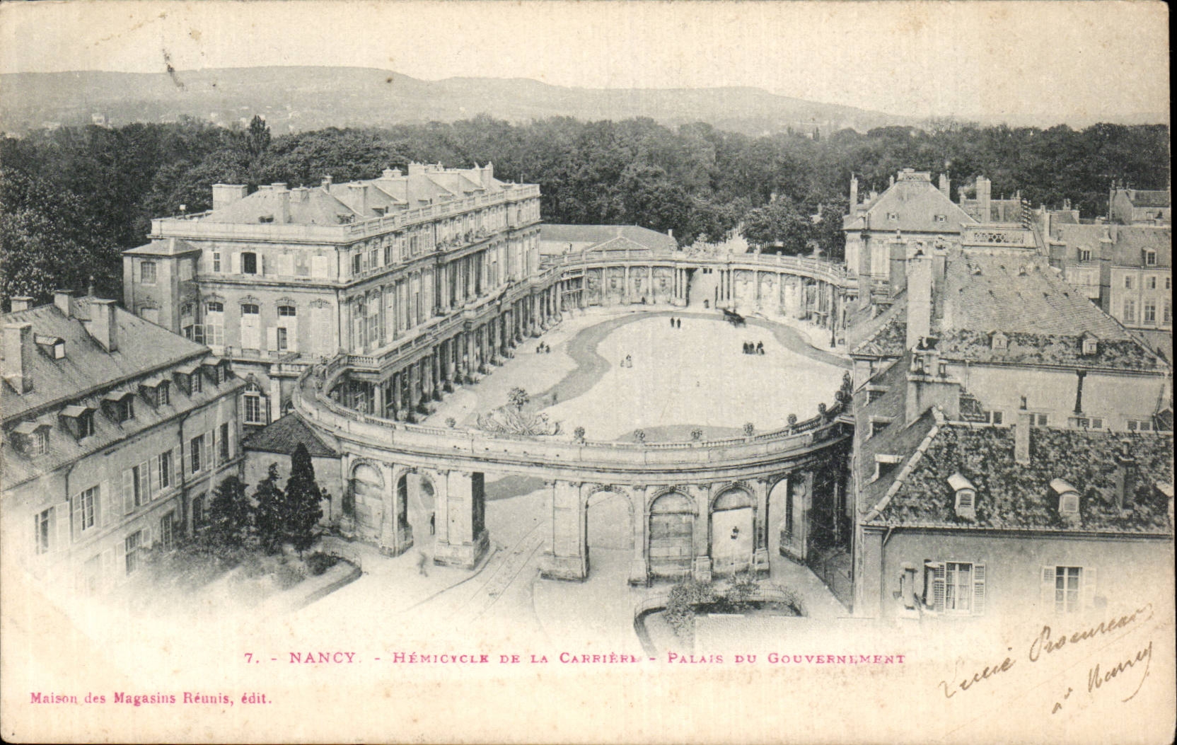 CPA Nancy Hemicycle de la carriere Palais du gouvernement