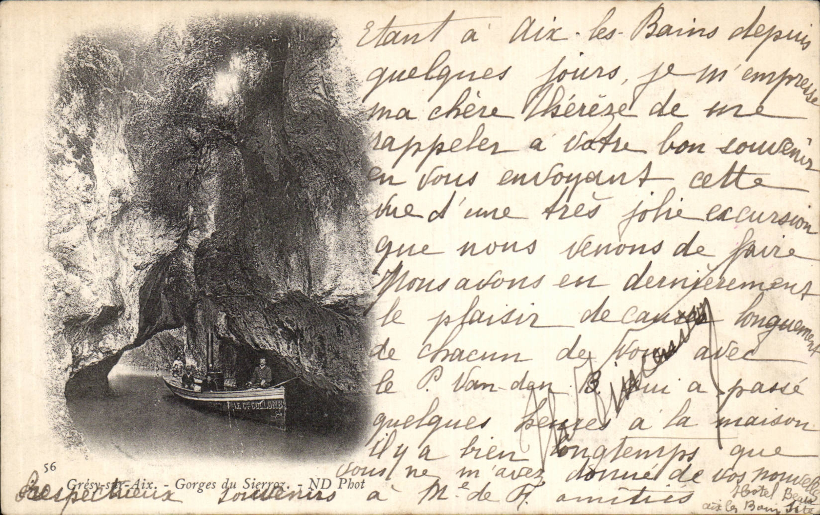 CPA Gresy sur Aix Gorges du Sierroz