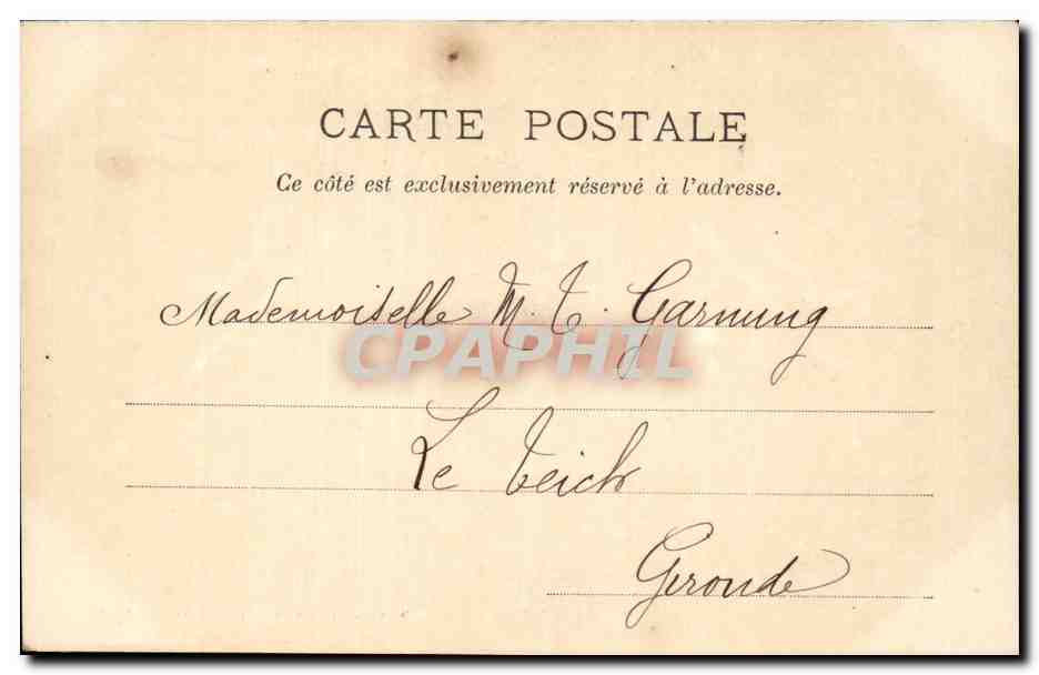 CPA Fantaisie Peintre et modele Femme et enfant — Rückseite
