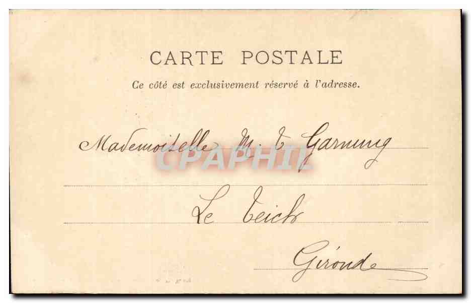 CPA Fantaisie Peintre et modele Enfant — Verso