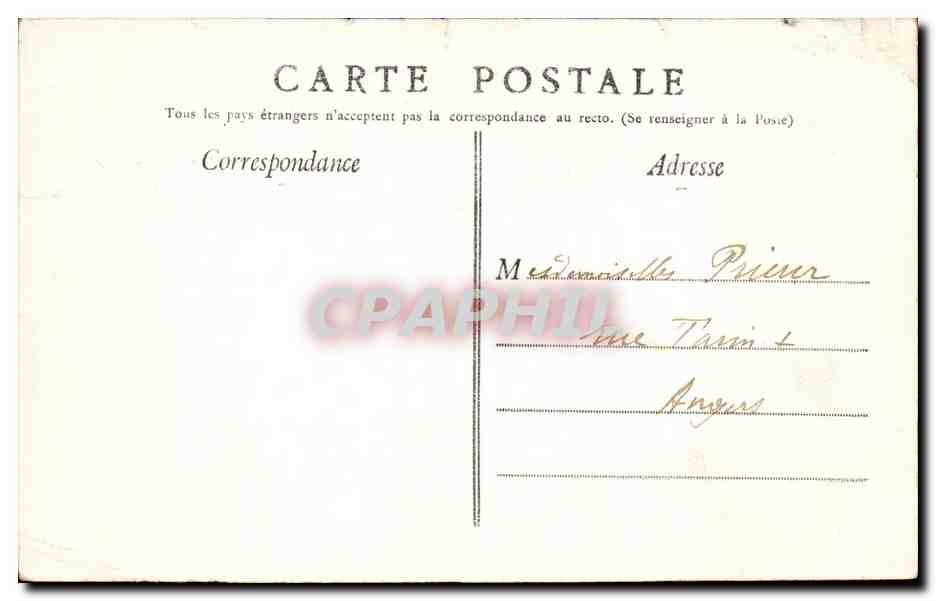 CPA Amiens Cathedrale a vol d'oiseau — Back