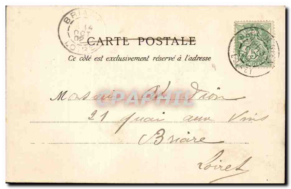 CPA Gien Vue generale — Rückseite