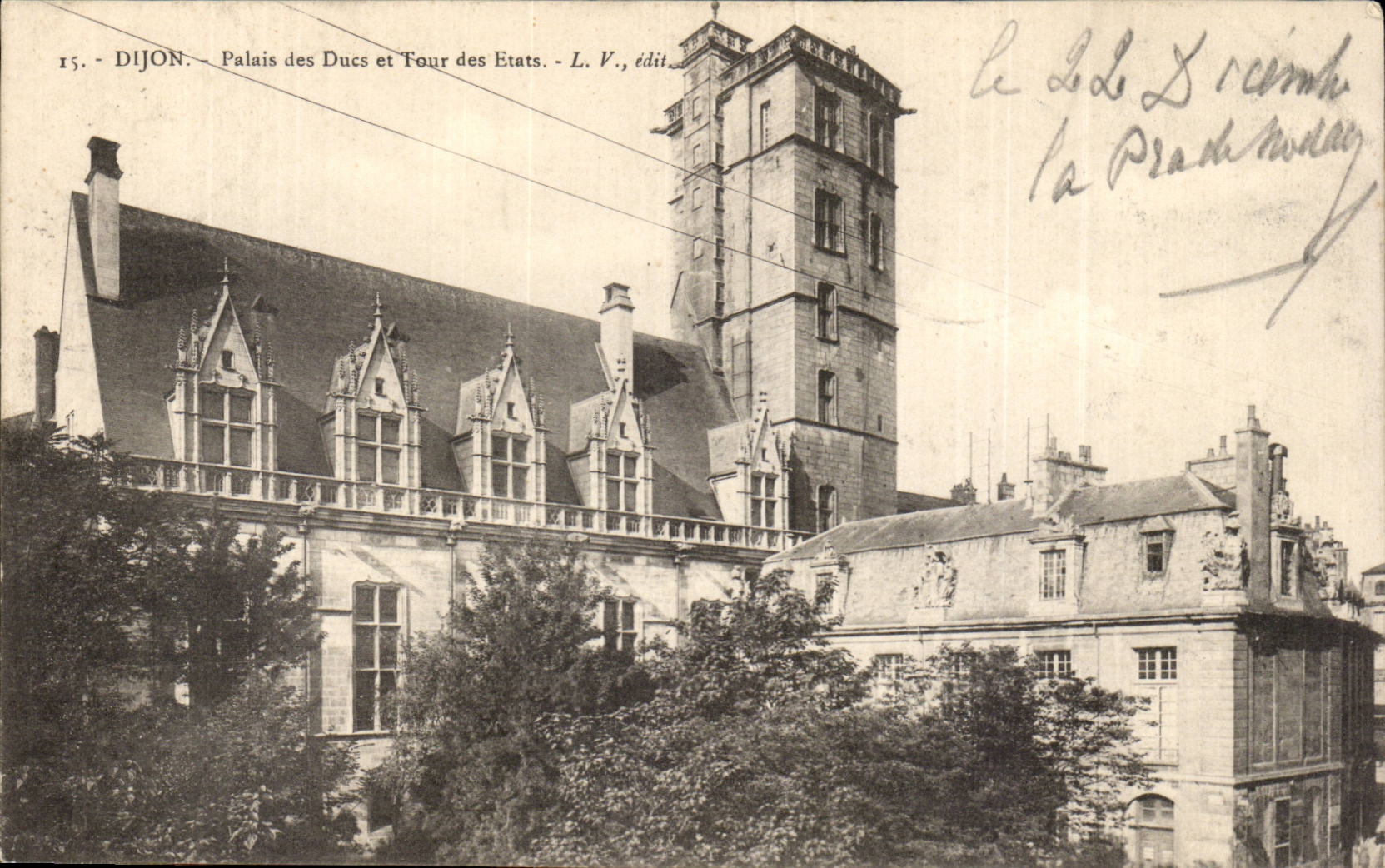 CPA Dijon Palais des Ducs et tour des Etats