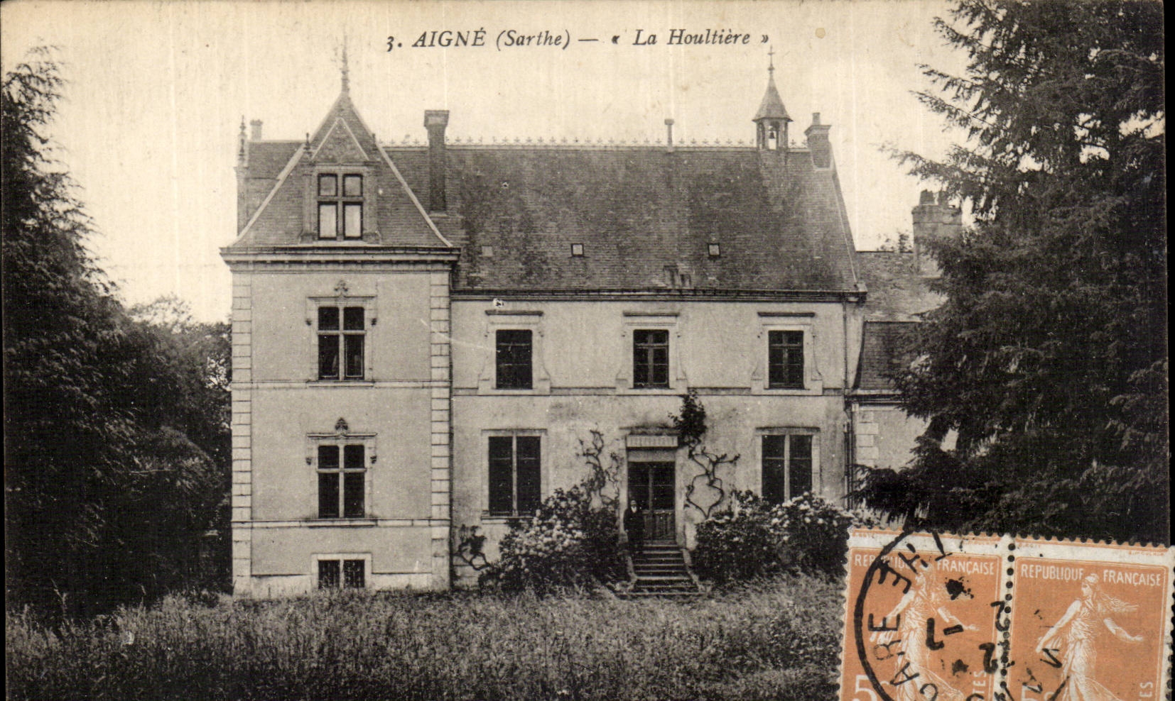 Aigné (Sarthe) — « La Houltière » — éditeur inconnu, n°3