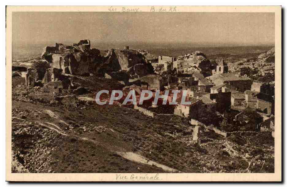 CPA Les Baux Vue generale