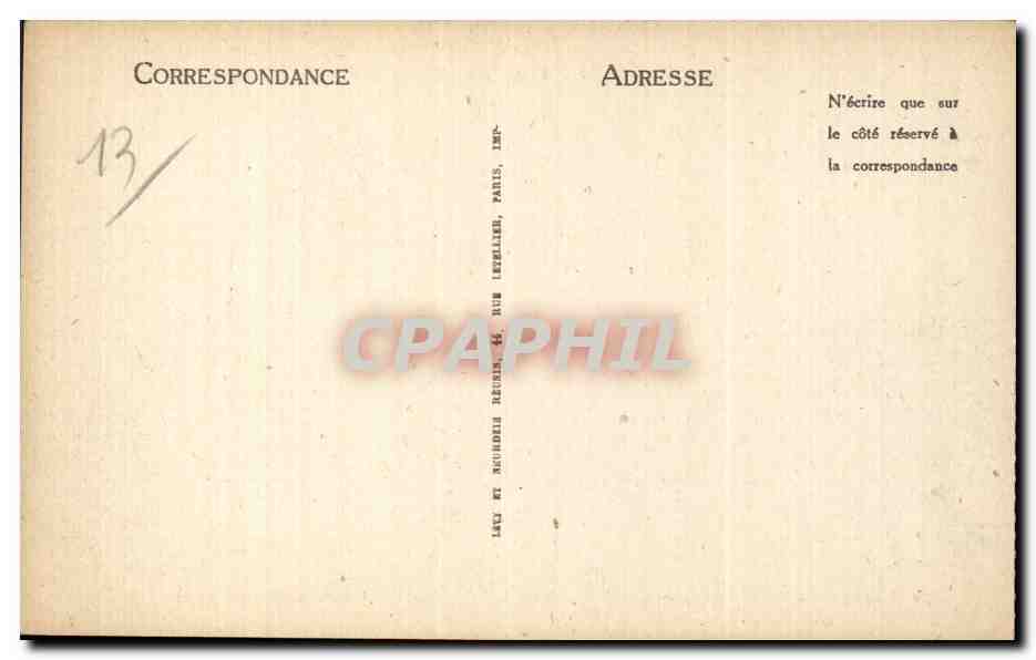 Arlésienne du XVIIe siècle — Arlésienne de nos jours — par Réattu — Achterkant